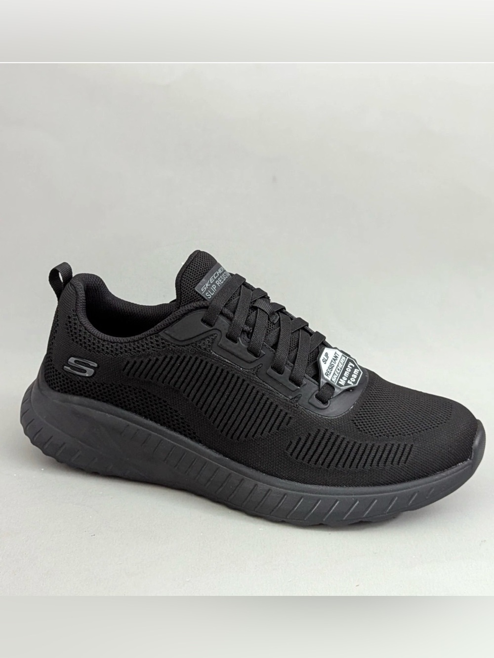 Skechers Men's Squad Chaos Fellker Slip Resistant Sneakers